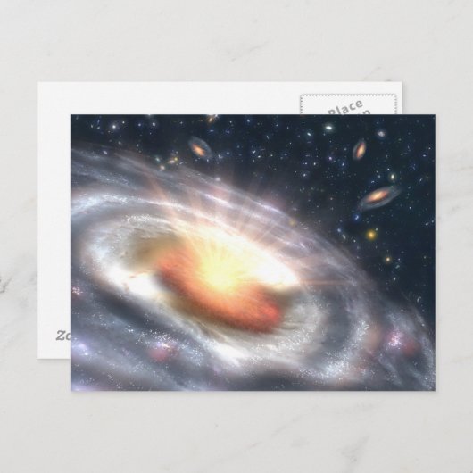Galaxies in het briefkaart van de hemel (Voorkant / Achterkant)