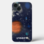 Galaxies met sterren en planeten in de ruimte Case-Mate iPhone case (Achterkant)