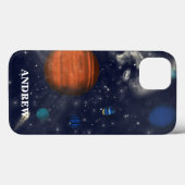 Galaxies met sterren en planeten in de ruimte Case-Mate iPhone case (Achterkant (horizontaal))