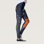 Galaxies met sterren en planeten in de ruimte leggings (Rechts)