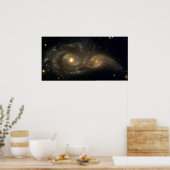 Galaxies NGC 2207 & IC 2163 Poster (Keuken)