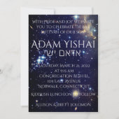 Galaxies-uitnodiging Kaart (Voorkant)