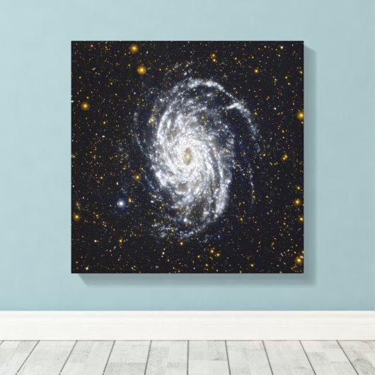 Galaxis NGC 6744 Canvas Afdruk (Insitu (Houten vloer))