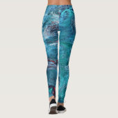 Galaxy 1 Abstracte Leggings (Achterkant)