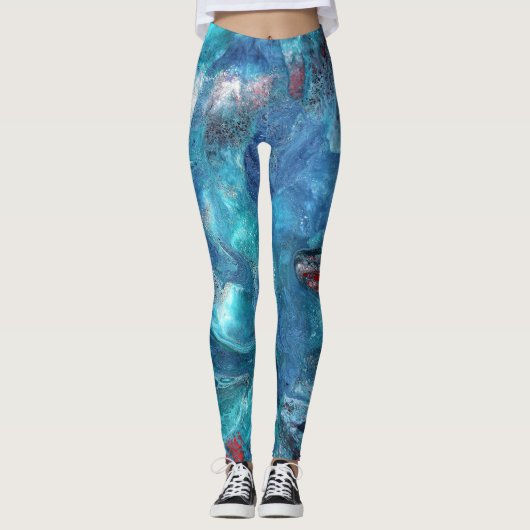 Galaxy 1 Abstracte Leggings (Voorkant)