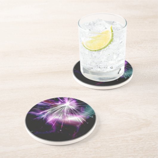 Galaxy 23 zandsteen onderzetter (Zijkant)