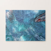 Galaxy 3 Abstracte Ruimte Blauwe Puzzel (Horizontaal)