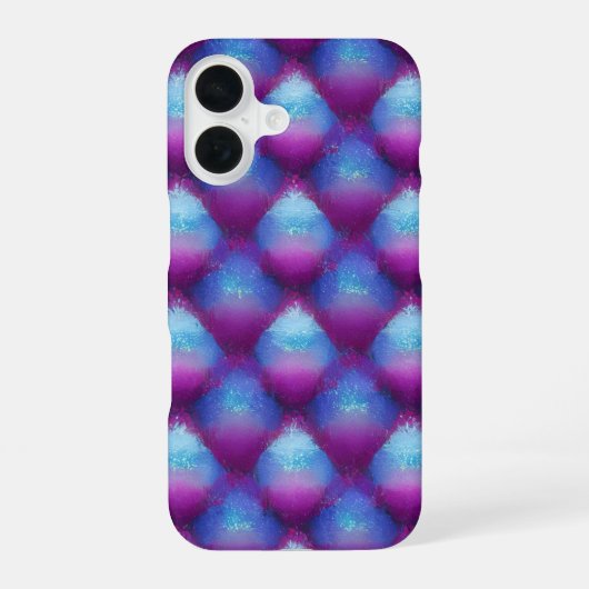 Galaxy 3D Diamond Holographic Phone Case iPhone 16 Hoesje (Achterkant)