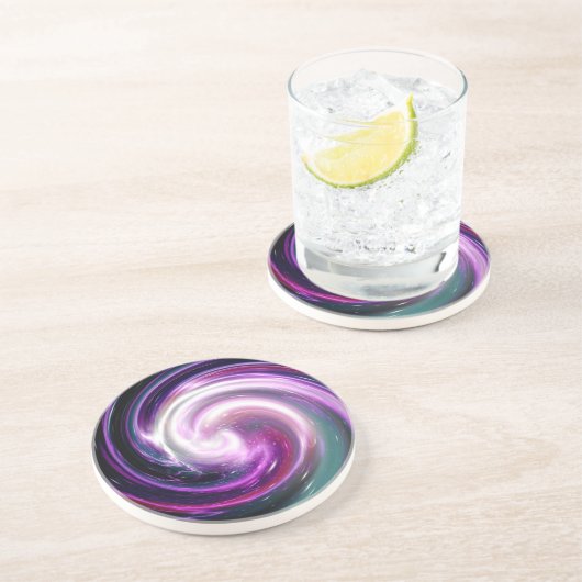 Galaxy 7 zandsteen onderzetter (Zijkant)