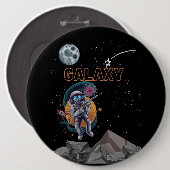 GALAXY aap knop Ronde Button 6,0 Cm (Voorkant /achterkant)