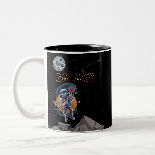GALAXY aap Tweekleurige Koffiemok (Links)