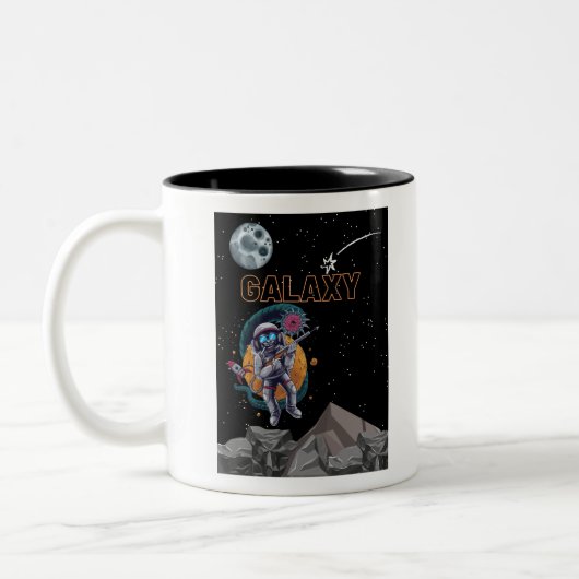 GALAXY aap Tweekleurige Koffiemok (Links)