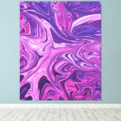 Galaxy Abstract kleurig schilderen | Beste abstrac Canvas Afdruk (Insitu (Houten vloer))