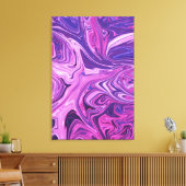 Galaxy Abstract kleurig schilderen | Beste abstrac Canvas Afdruk (Insitu (Woonkamer))