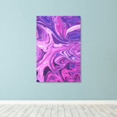 Galaxy Abstract kleurig schilderen | Beste abstrac Canvas Afdruk (Insitu (Houten vloer))