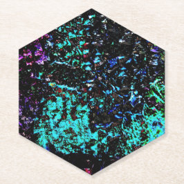 Galaxy abstract Paper Coaster,Dark texture bold  Kartonnen Onderzetters