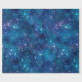 Galaxy Achtergrond Cadeaupapier (Vlak)