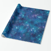 Galaxy Achtergrond Cadeaupapier (Uitgerold)