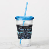 Galaxy Acrylic Pour Tumbler Acryl Drinkbeker (Achterkant)