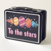 Galaxy Adventure Bento Box - Buitenruimte Ontwerp (Achterkant)