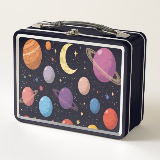 Galaxy Adventure Bento Box - Buitenruimte Ontwerp (Voorkant)