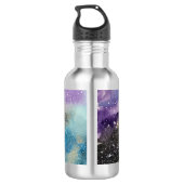 Galaxy Afdrukken Buitenruimte Waterverf Fles (Achterkant)