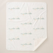 Galaxy Affirmation Sherpa Blanket Deken (Voorkant)