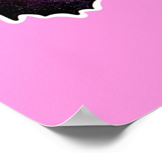 Galaxy Afro Poster (Hoek)