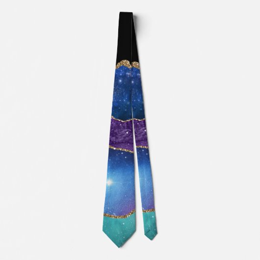 Galaxy Agaat met Goud Stropdas (Voorkant)