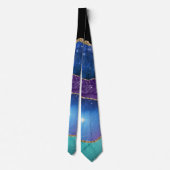 Galaxy Agaat met Goud Stropdas (Achterkant)