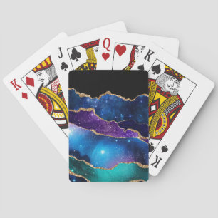 Galaxy Agaat Serie Design 13  Pokerkaarten