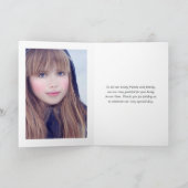 Galaxy Agate Bat Mitzvah Bedankkaart (Binnen)