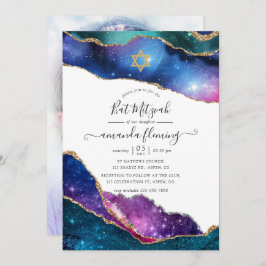 Galaxy Agate Bat Mitzvah Foto Kaart