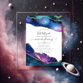 Galaxy Agate Bat Mitzvah Kaart