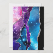 Galaxy Agate Bat Mitzvah Kaart (Achterkant)
