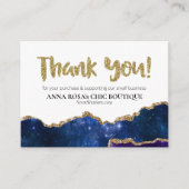 *~* Galaxy AGATE QR Logo DANK U Review AP8 Informatiekaartje (Voorkant)