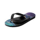 Galaxy Agate Serie Design 10 Kinder Teenslippers (Schuin)