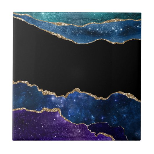 Galaxy Agate Serie Design 10 Tegeltje (Voorkant)