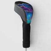 Galaxy Agate Serie Design 13 Golfheadcover (Schuin)