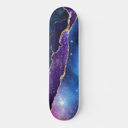 Galaxy Agate Serie Design 13  Persoonlijk Skateboard (Voorkant)