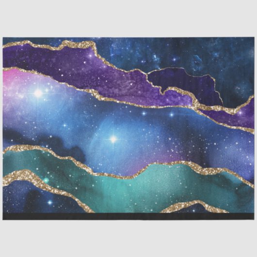Galaxy Agate Serie Design 13 Tissuepapier (Voorkant)