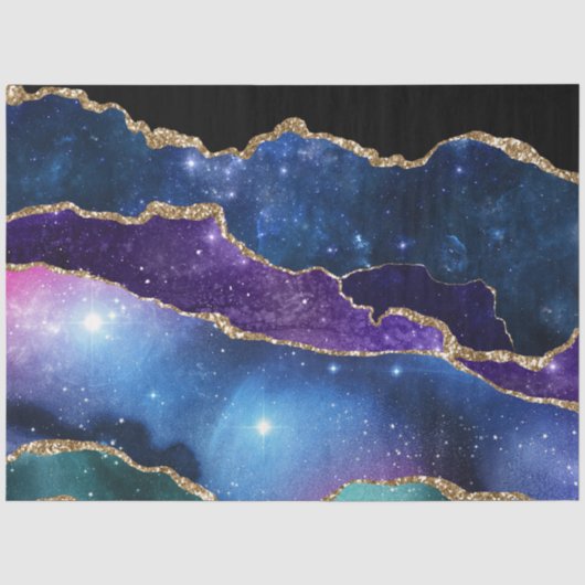 Galaxy Agate Serie Design 14 Tissuepapier (Voorkant)