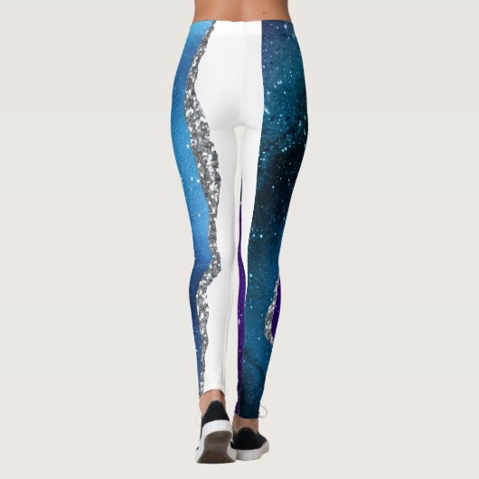 Galaxy Agate Serie Design 16 Leggings (Achterkant)