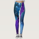 Galaxy Agate Serie Design 16 Leggings (Voorkant)