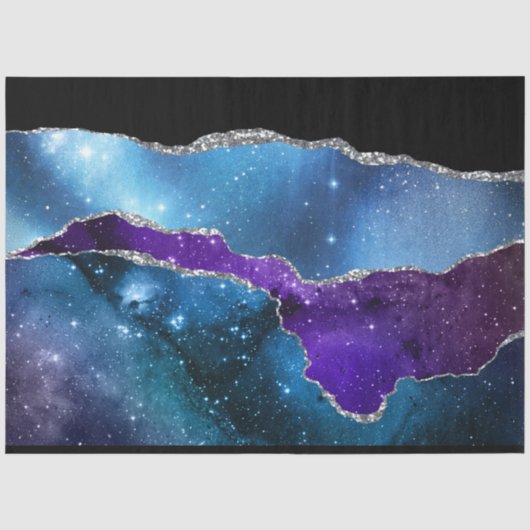 Galaxy Agate Serie Design 16 Tissuepapier (Voorkant)