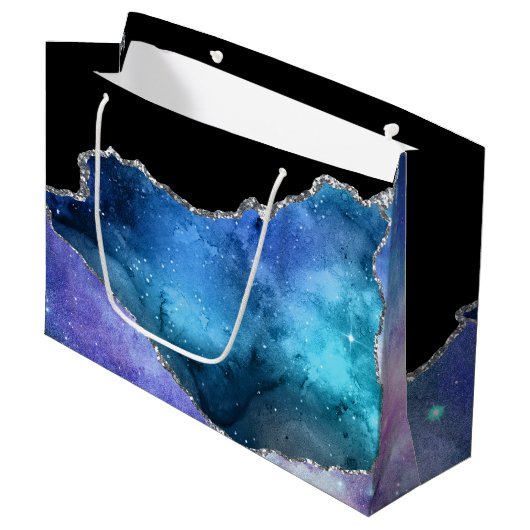 Galaxy Agate Serie Design 17 Groot Cadeauzakje (Voorkant Gekanteld)
