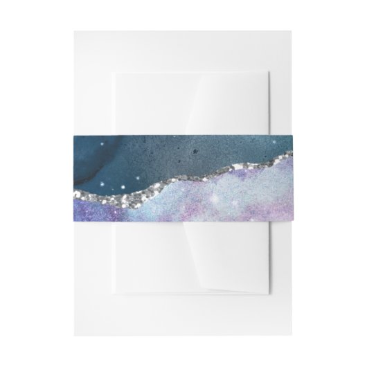 Galaxy Agate Serie Design 17 Uitnodigingen Wikkel (Voorkant Voorbeeld)