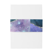 Galaxy Agate Serie Design 17 Uitnodigingen Wikkel (Achterkant Voorbeeld)