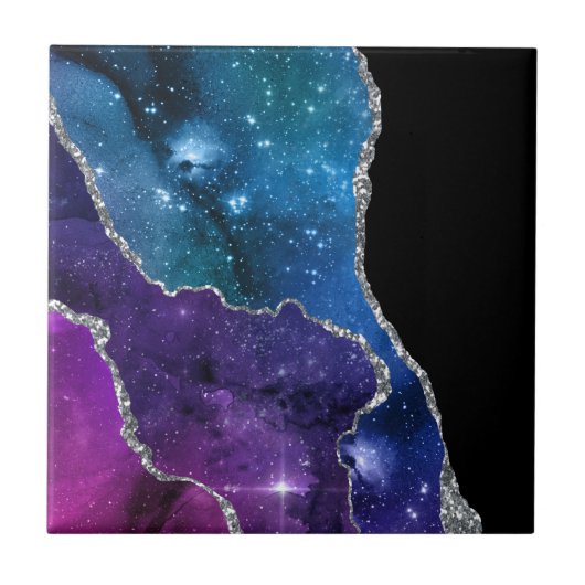 Galaxy Agate Serie Design 23 Tegeltje (Voorkant)