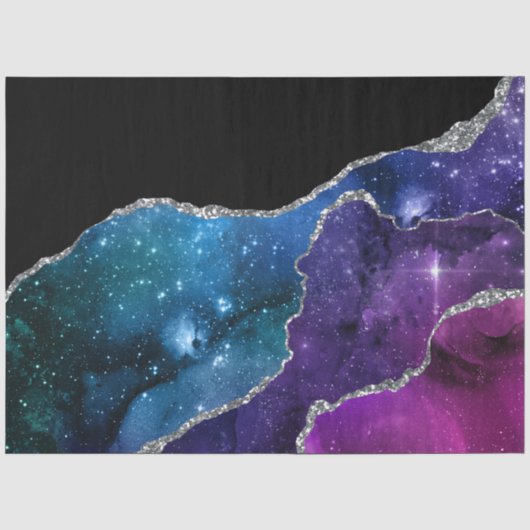Galaxy Agate Serie Design 23 Tissuepapier (Voorkant)